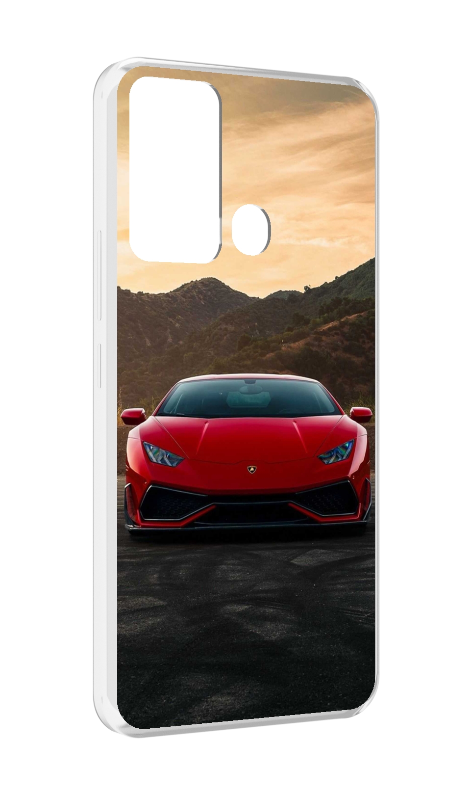 

Чехол MyPads lamborghini 1 мужской для Infinix Hot 12i, Прозрачный, Tocco