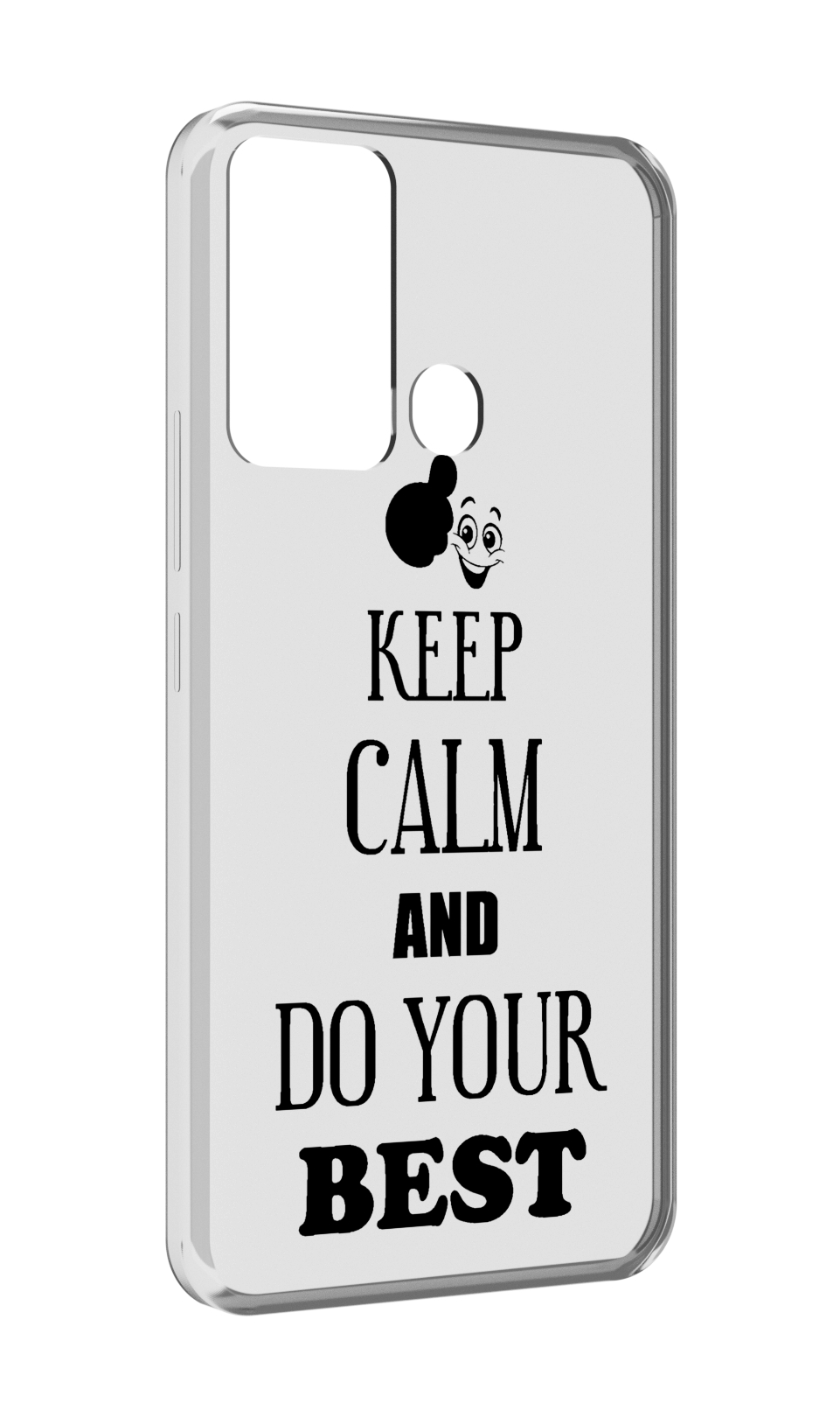 

Чехол MyPads keep-calm-and для Infinix Hot 12i, Прозрачный, Tocco