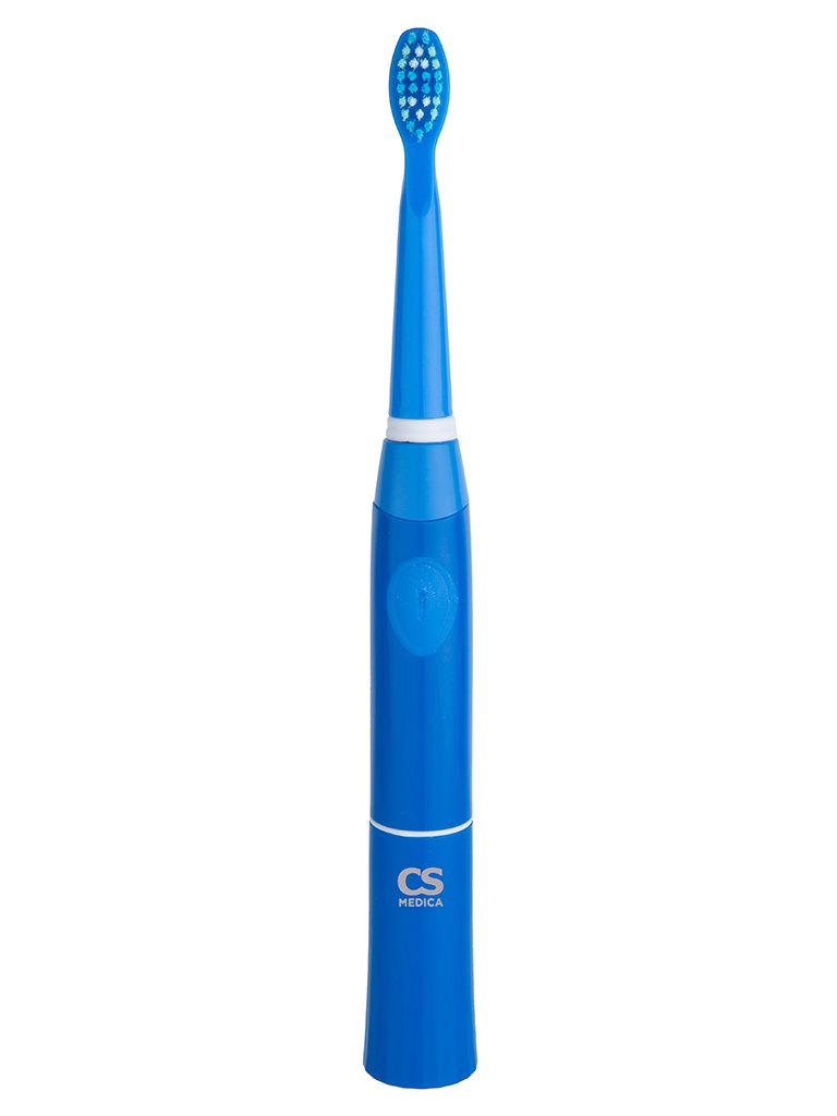 Электрическая зубная щетка CS Medica CS-999-H голубой электрическая зубная щетка cs medica cs 999 f фиолетовая