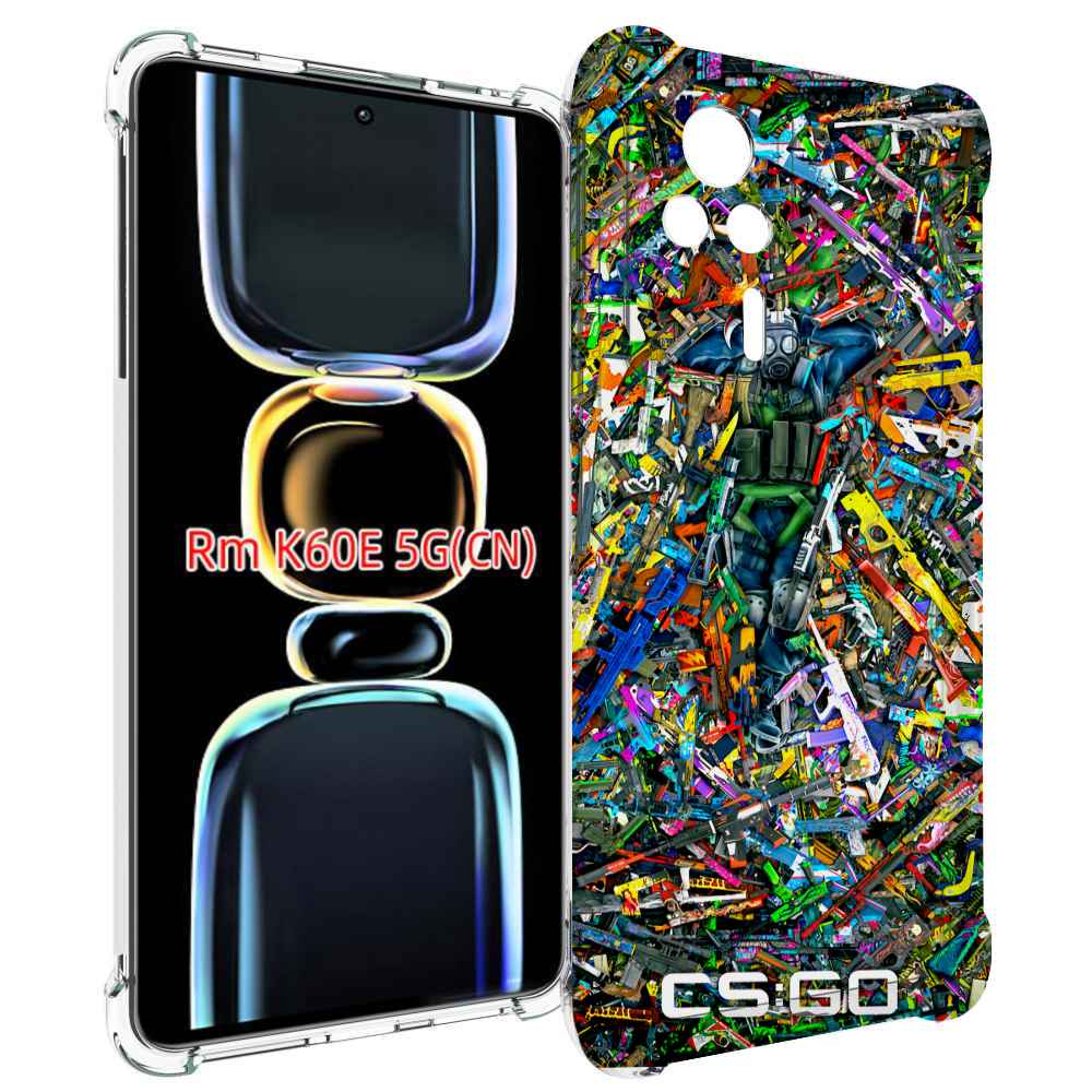 

Чехол MyPads CS GO guns skins мужской для Xiaomi Redmi K60E, Tocco