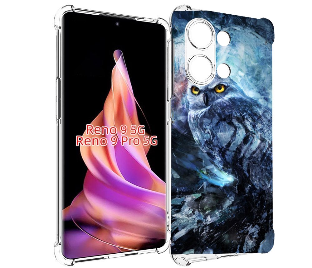 

Чехол MyPads замороженная-сова для Oppo Reno 9/Reno 9 Pro, Прозрачный, Tocco