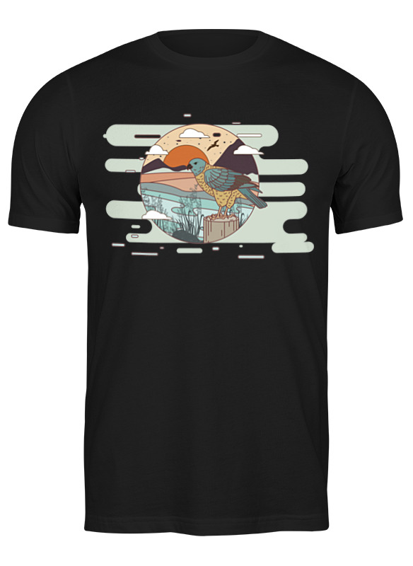 

Футболка мужская Printio Mountains 2986435 белая 3XL, Белый, Mountains 2986435