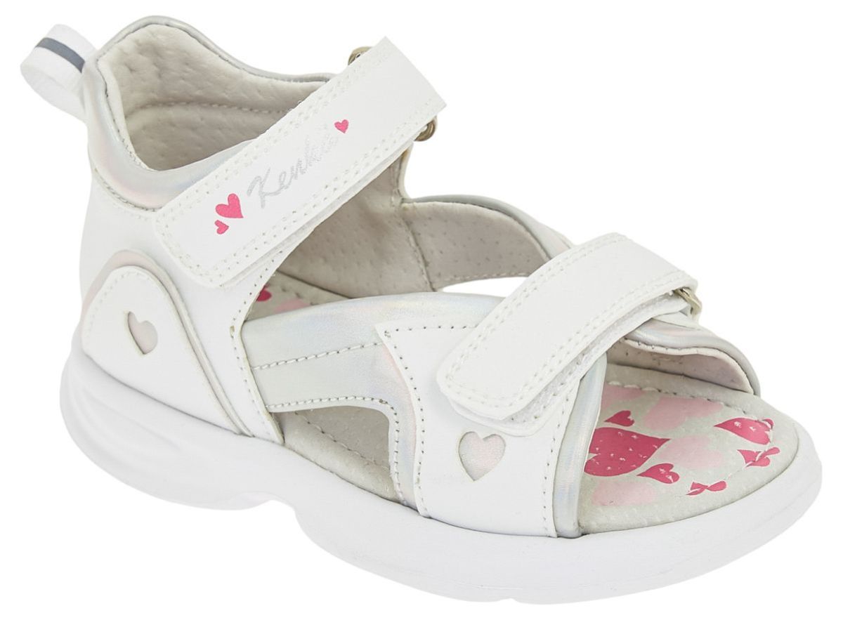 Туфли Kenka для девочек, открытые, размер 22, JHI_2333-1_white