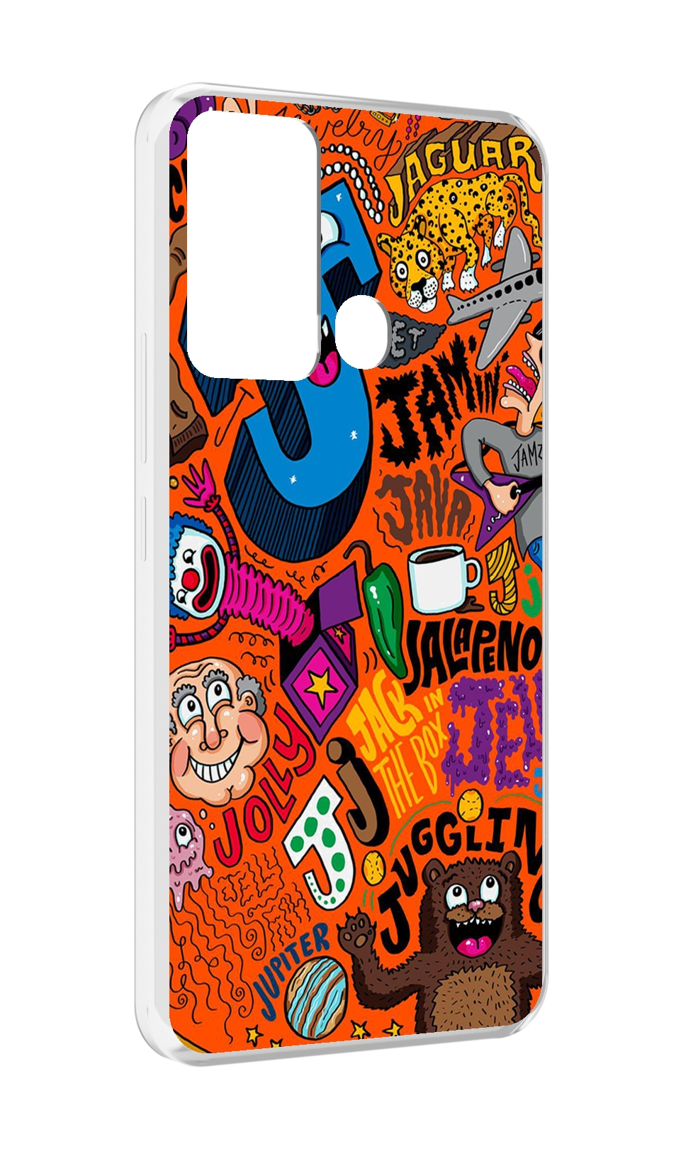 

Чехол MyPads funky-decor для Infinix Hot 12i, Прозрачный, Tocco
