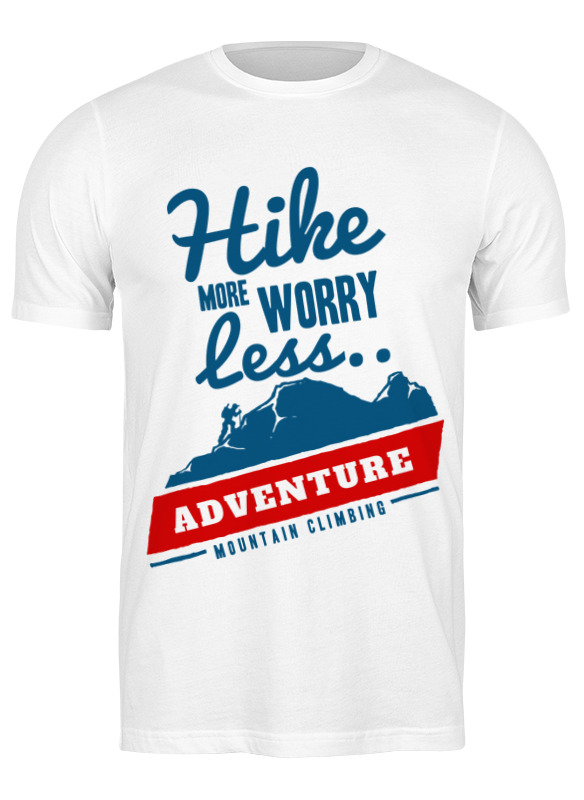 

Футболка мужская Printio Mountains 2986331 белая 3XL, Белый, Mountains 2986331