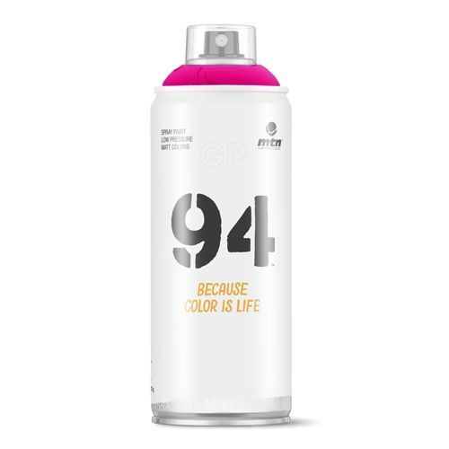 Аэрозольная краска MTN 94 матовая быстросохнущая 400 мл, цвет: R-4010 Ярко-розовый фетровые кружочки d 2 5 3 5 см 1мм 50 шт ярко розовый