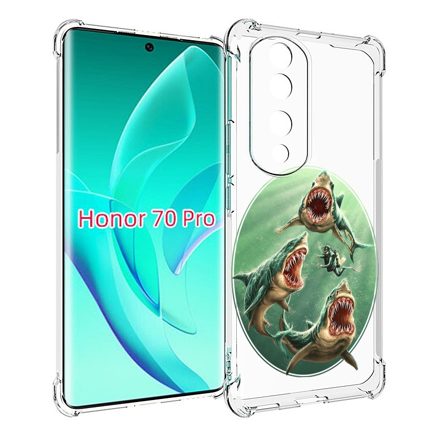 

Чехол MyPads синяя бездна для Honor 70 Pro / 70 Pro Plus, Прозрачный, Tocco