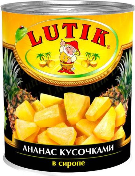 фото Ананас lutik кусочками в сиропе