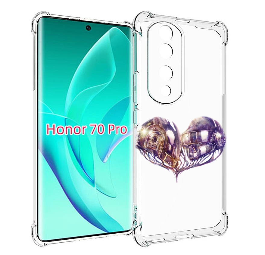 

Чехол MyPads сердце абстракция для Honor 70 Pro / 70 Pro Plus, Прозрачный, Tocco