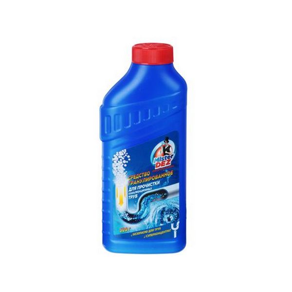 

Средство для труб (сухое) Mister Dez, 500 г, 987-008