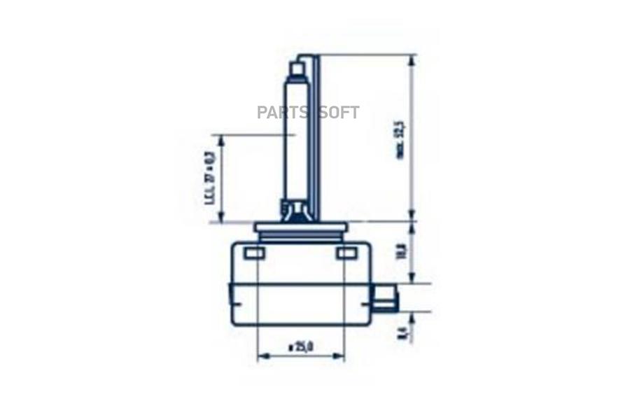 NARVA D3S 42V (35W) Лампа PK32D-5