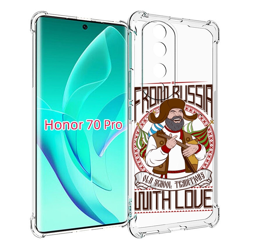 

Чехол MyPads русский мужчина для Honor 70 Pro / 70 Pro Plus, Прозрачный, Tocco