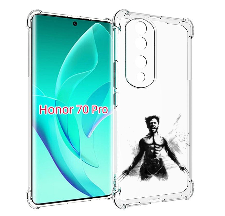 

Чехол MyPads росомаха для Honor 70 Pro / 70 Pro Plus, Прозрачный, Tocco