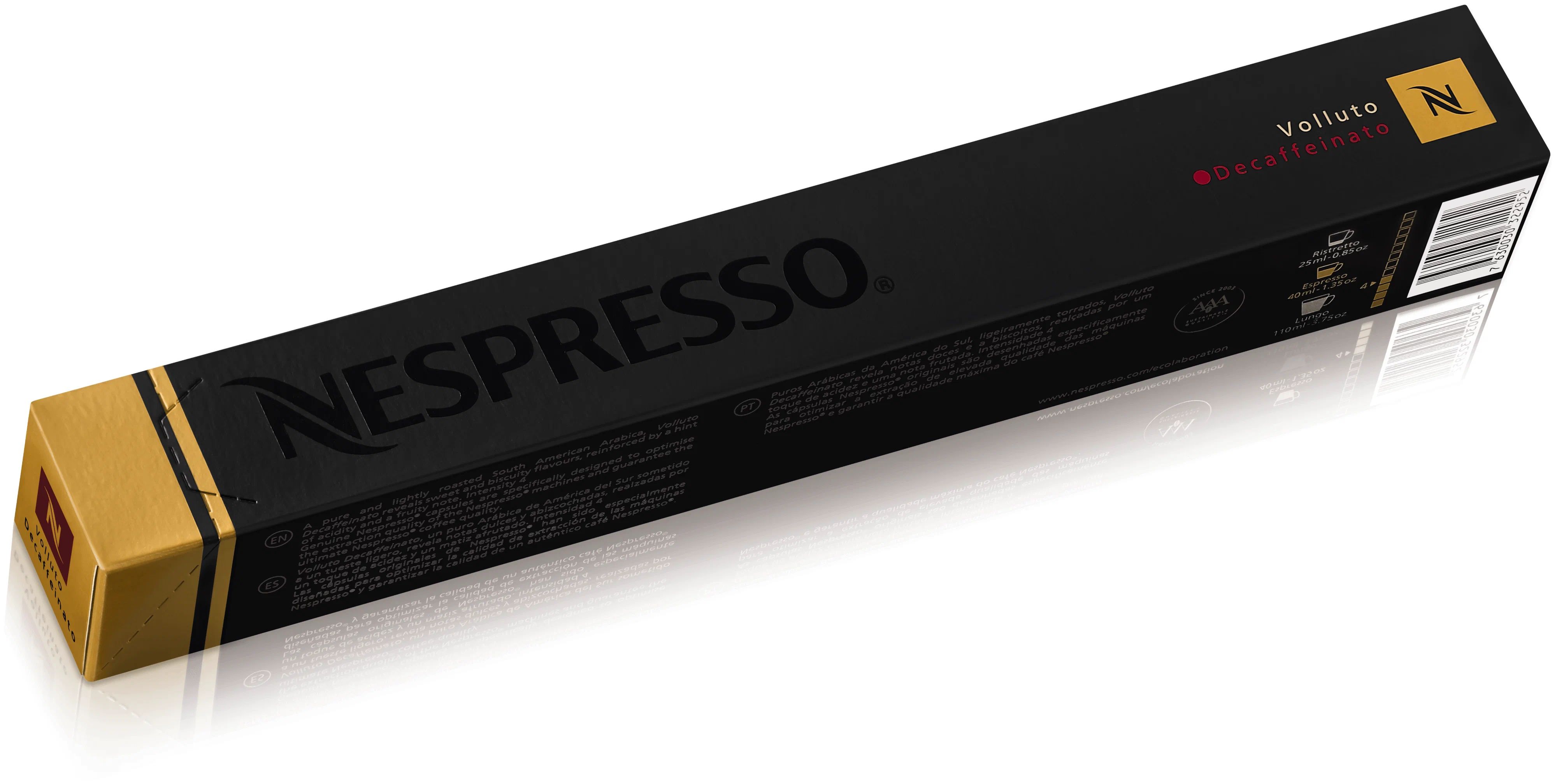 Кофе в капсулах Nespresso Volluto - Сладкий бисквит с кислинкой - 10 уп. по 10 капсул