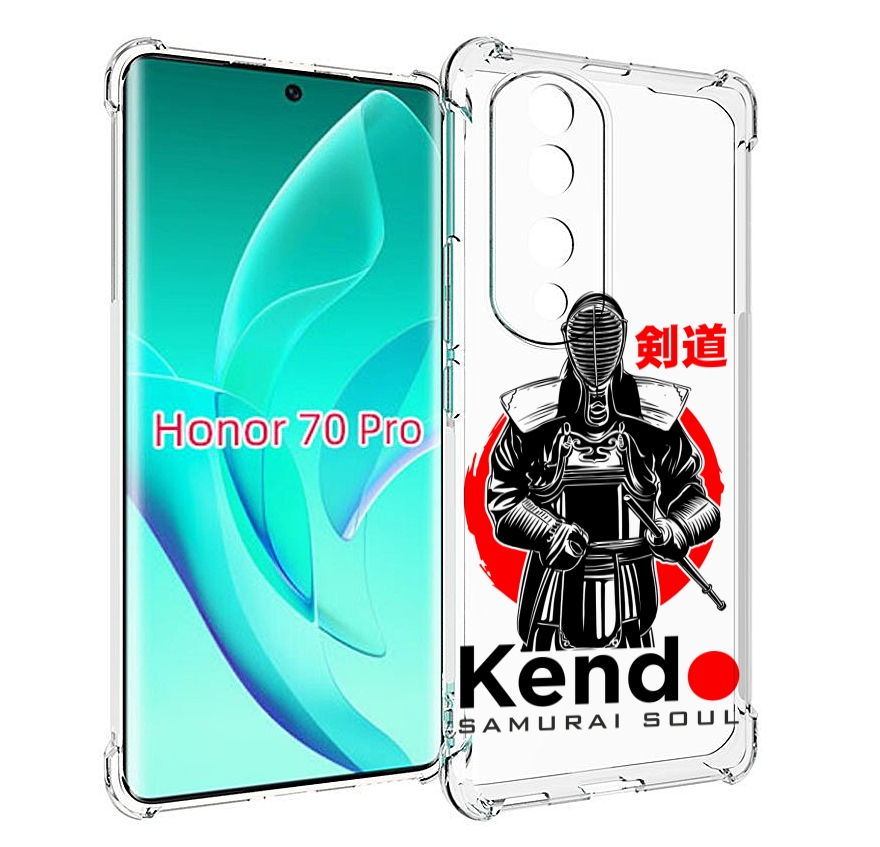 

Чехол MyPads рисованый самурай для Honor 70 Pro / 70 Pro Plus, Прозрачный, Tocco