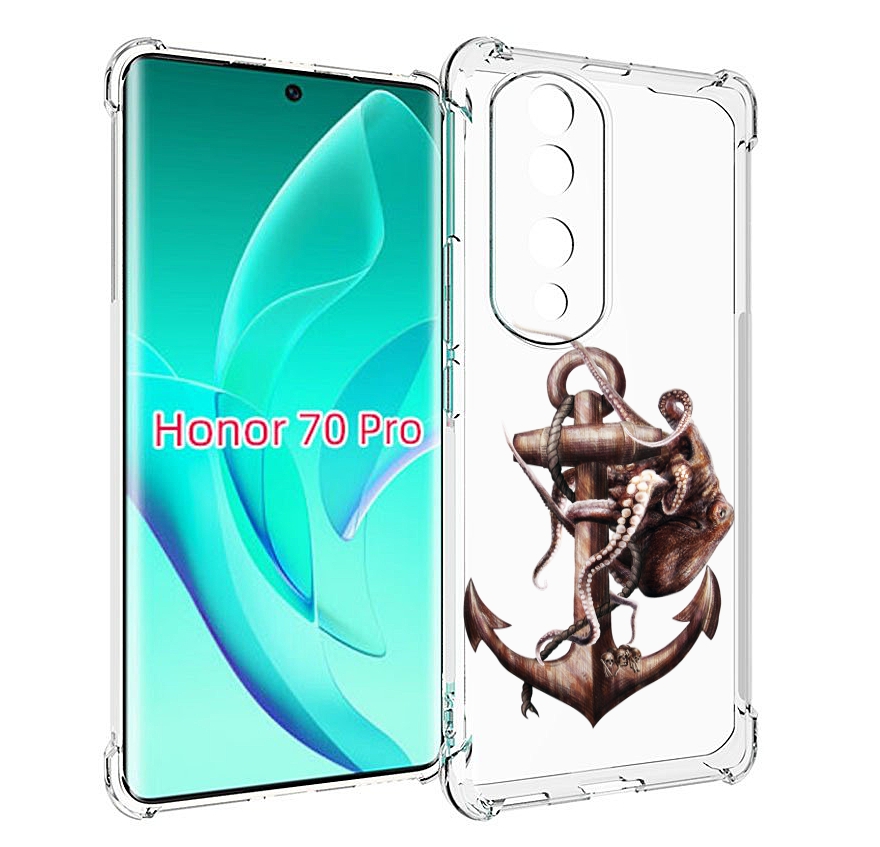 

Чехол MyPads ржавый якорь для Honor 70 Pro / 70 Pro Plus, Прозрачный, Tocco