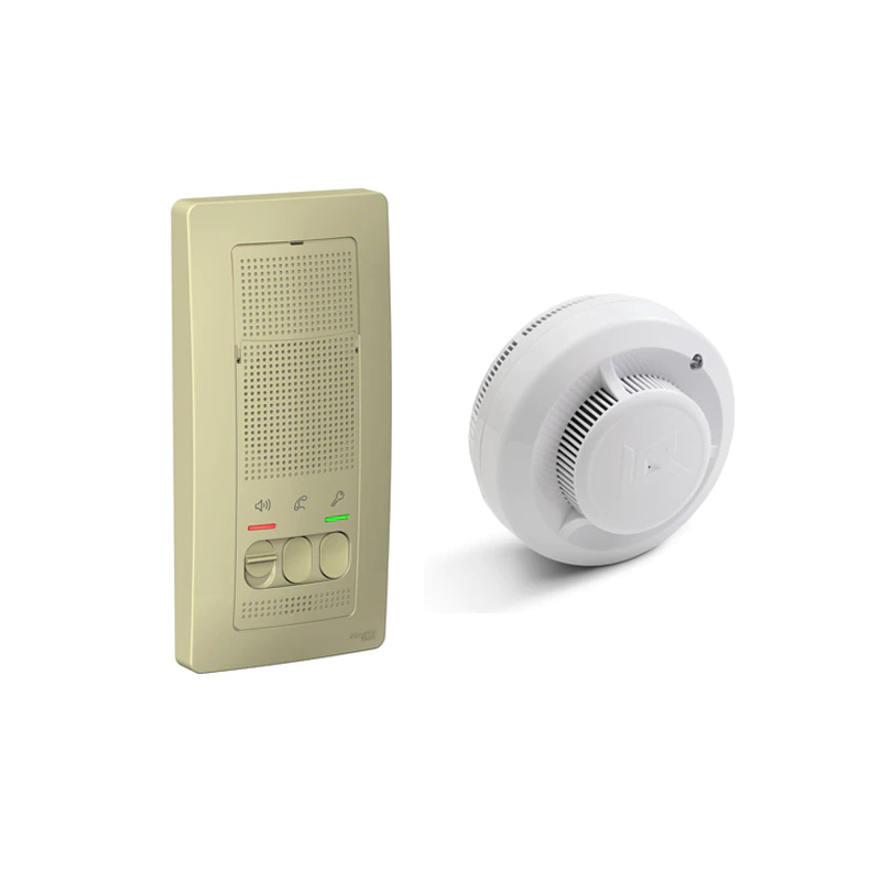 Комплект устройства домофона и дымового извещателя BLNDA000017 + ИП 212-142 акриловая светодиодная фигура белый мишка 20 см 4 5 в 3 батарейки aa не входят в комплект 20 светодиодов neon night