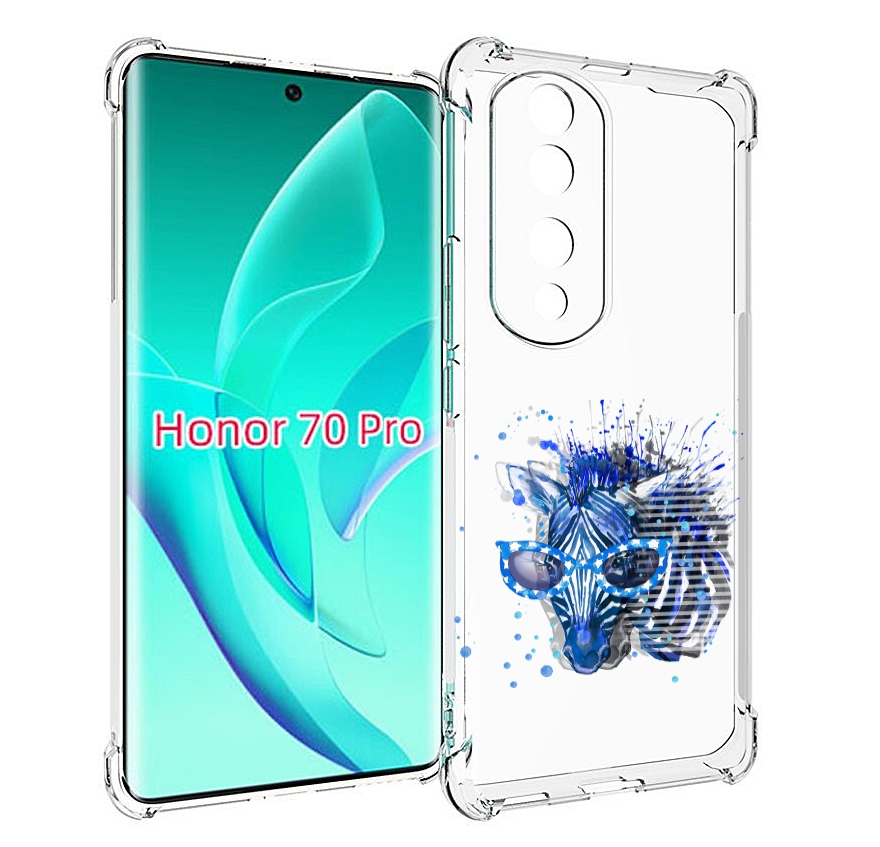 

Чехол MyPads расплывчатая зебра для Honor 70 Pro / 70 Pro Plus, Прозрачный, Tocco