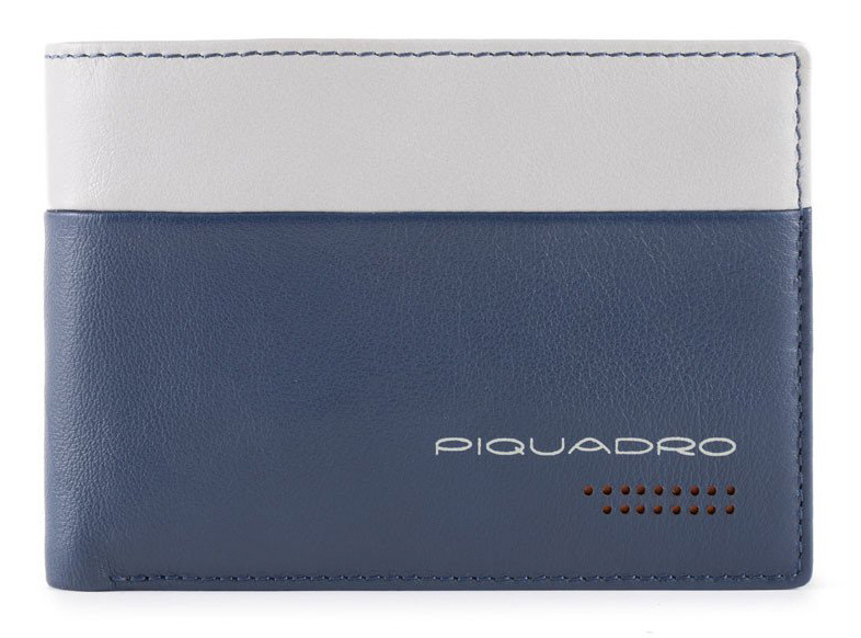 

Кошелек мужской Piquadro Urban PU257UB00R синий/серый, PU257UB00R