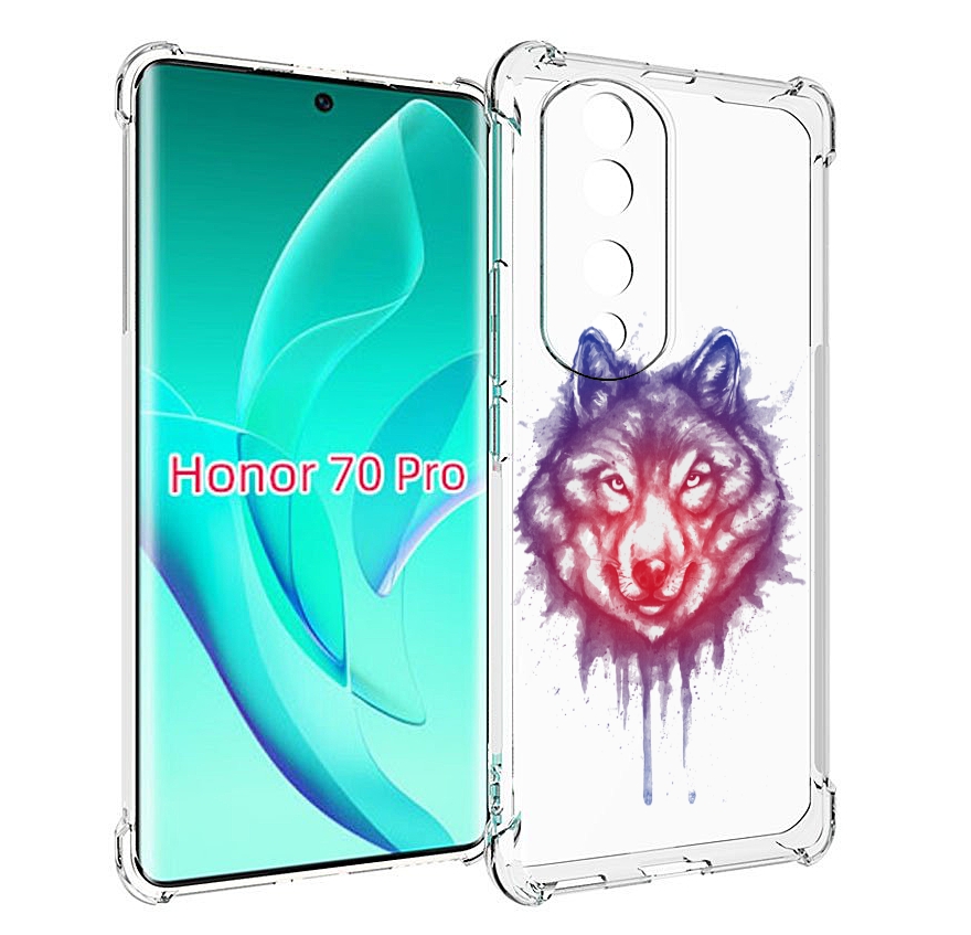 

Чехол MyPads пушистый волк для Honor 70 Pro / 70 Pro Plus, Прозрачный, Tocco
