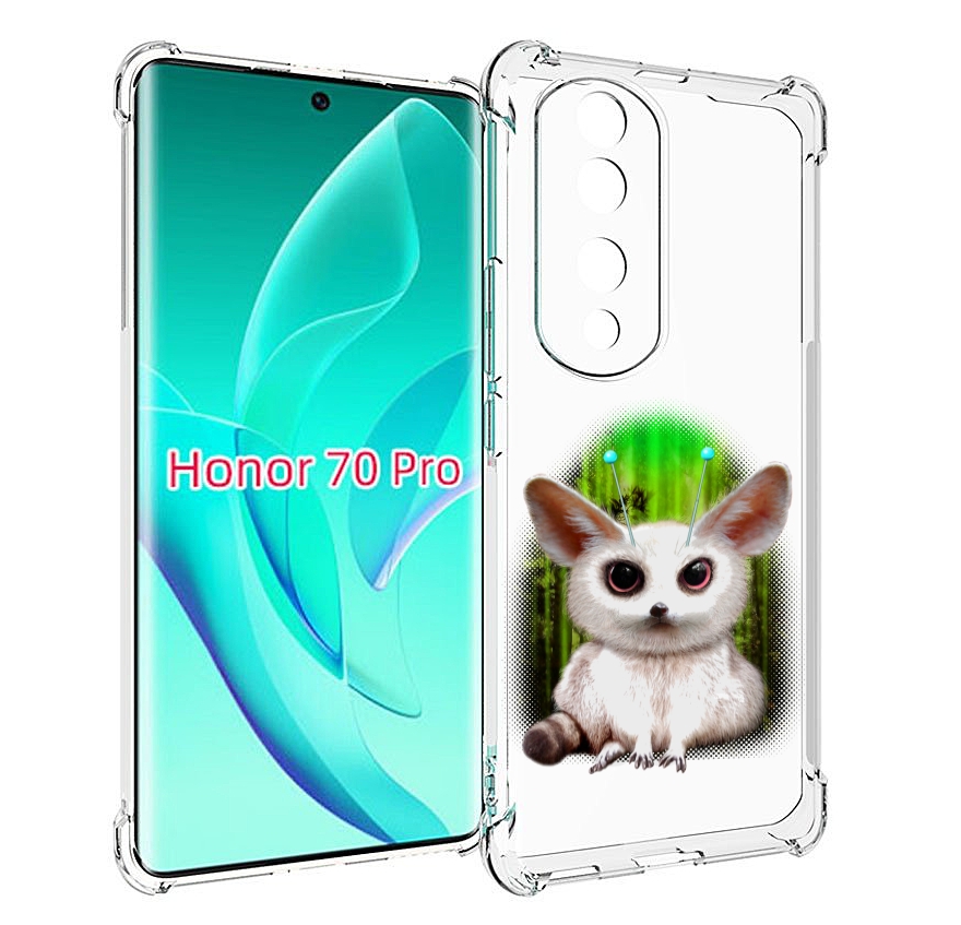 

Чехол MyPads пушистое животное для Honor 70 Pro / 70 Pro Plus, Прозрачный, Tocco