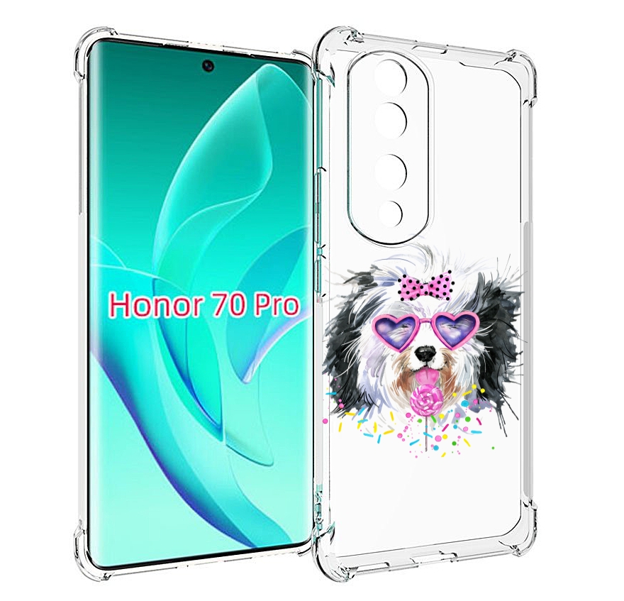 

Чехол MyPads пушистик для Honor 70 Pro / 70 Pro Plus, Прозрачный, Tocco