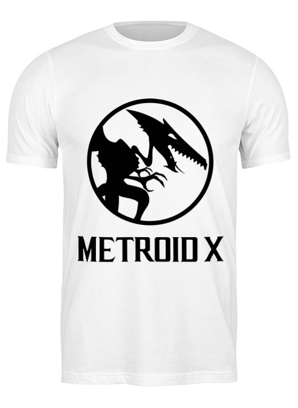 

Футболка мужская Метроид 2865739 Printio белая 3XL, Метроид 2865739
