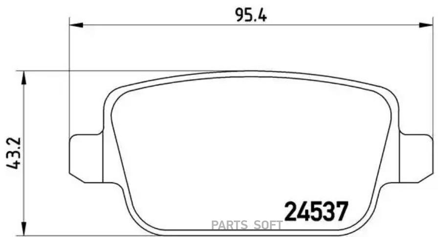 

Тормозные колодки brembo P44016