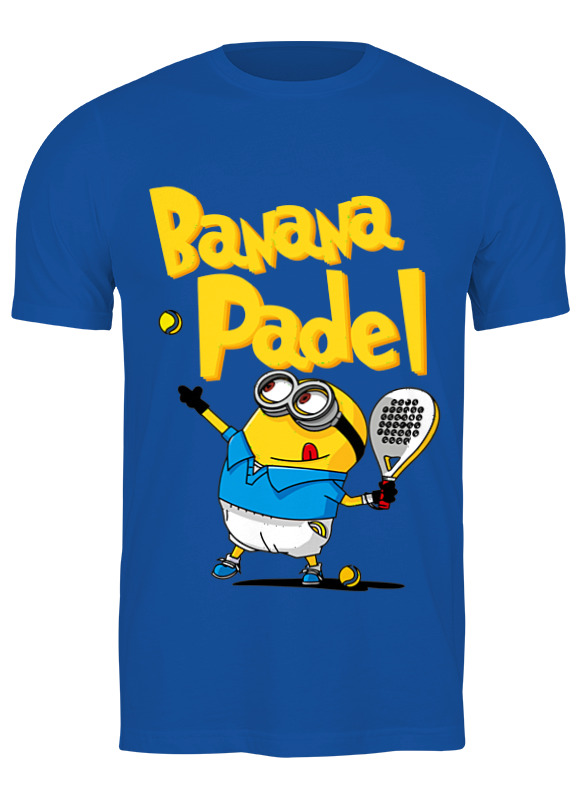 

Футболка мужская Mиньон (банана) 2842518 Printio синяя 3XL, Mиньон (банана) 2842518