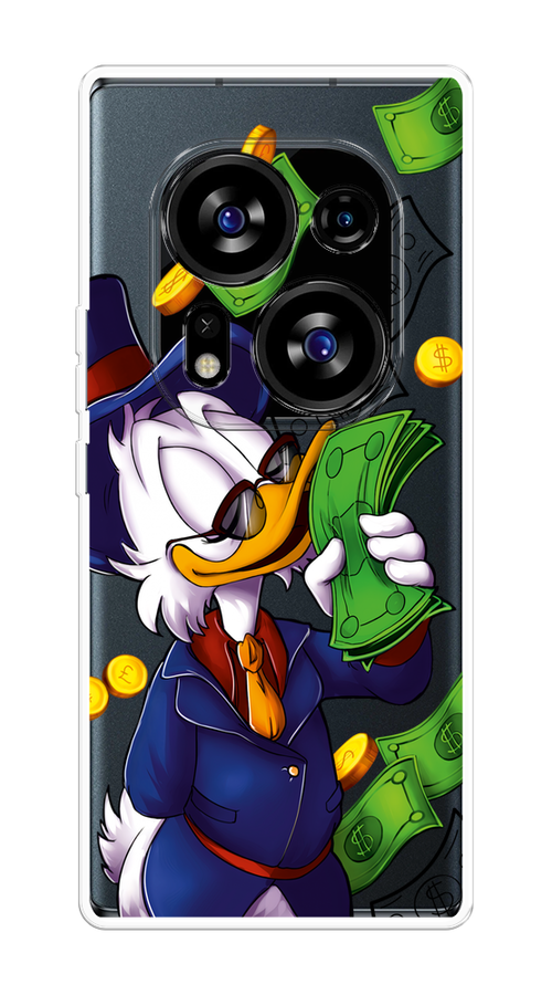 

Чехол на Tecno Phantom X2/X2 Pro "Scrooge McDuck with Money", Синий;зеленый;белый, 303350-6