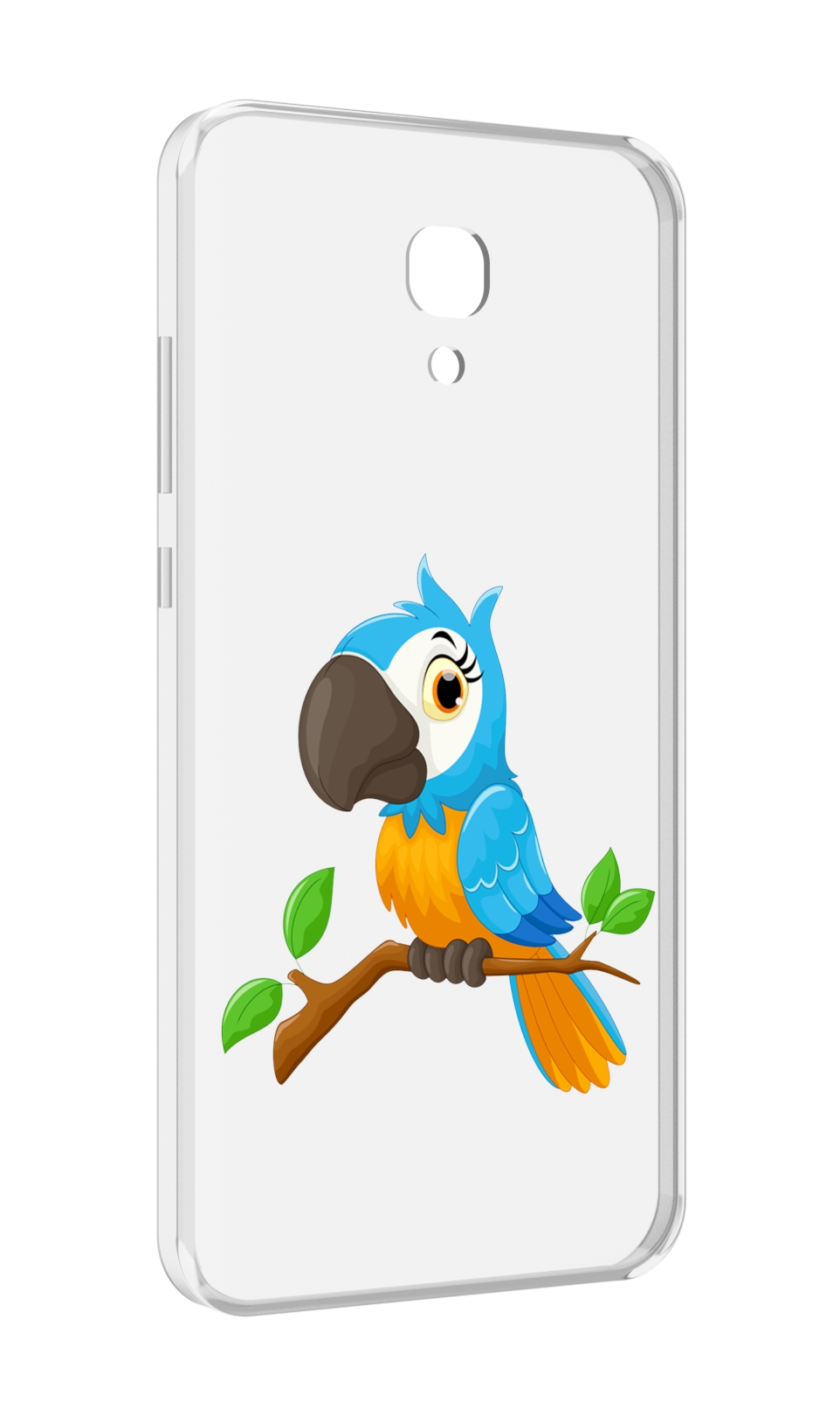 

Чехол MyPads попугайчик детский для Meizu M6 (M711Q), Прозрачный, Tocco