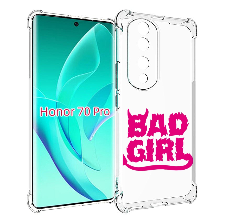 

Чехол MyPads плохая девочка для Honor 70 Pro / 70 Pro Plus, Прозрачный, Tocco