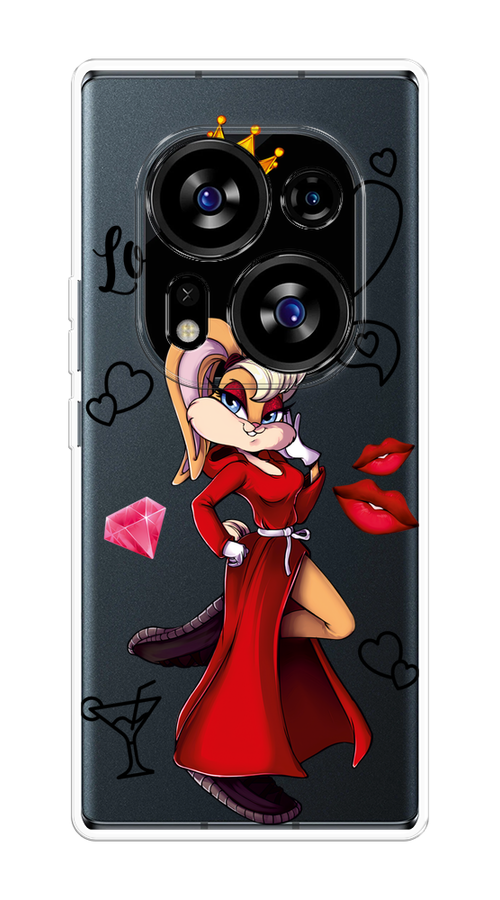 

Чехол на Tecno Phantom X2/X2 Pro "Rich Lola Bunny", Красный;бежевый;оранжевый, 303350-6