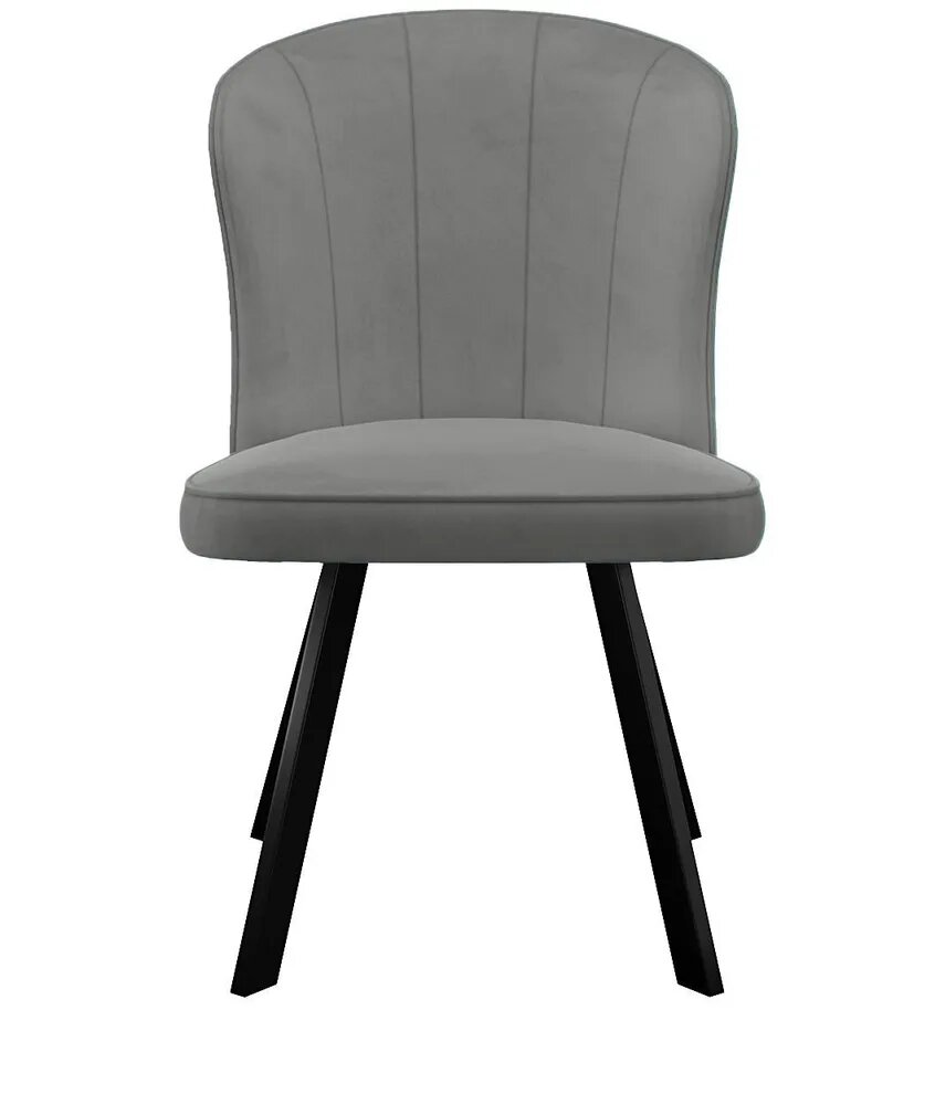 

Стул Дик-Мебель 219 поворотный, B22 GREY, ножки черные