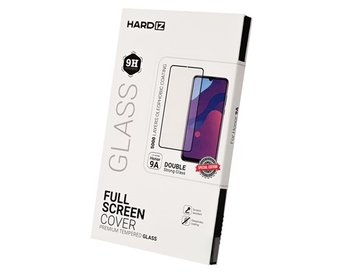 фото Защитное стекло hardiz full screen cover premium tempered glass black frame для honor 9a