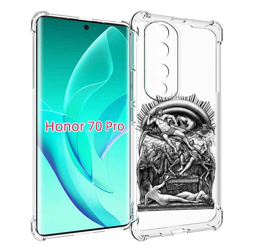 

Чехол MyPads оракул черно белый для Honor 70 Pro / 70 Pro Plus, Прозрачный, Tocco