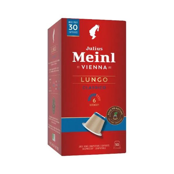 Кофе в капсулах Julius Meinl ЛУНГО КЛАССИКО БИО 100% арабика, система Nespresso (Неспрессо