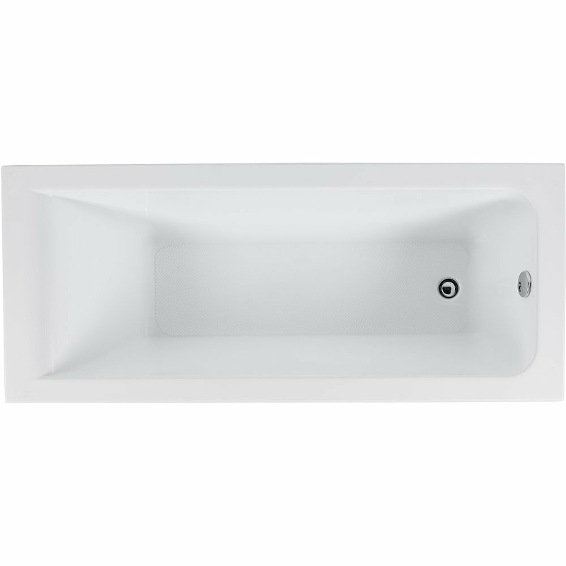 

Акриловая ванна Aquanet Bright 170х75 233141 без гидромассажа, Белый