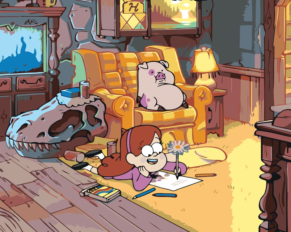 

Картина по номерам Живопись по Номерам «Gravity Falls Гравити Фолз: Мейбл и Пухля 3», Gravity Falls Гравити Фолз: Мейбл и Пухля 3