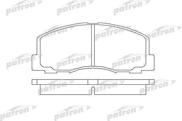 

Тормозные колодки PATRON дисковые PBP368