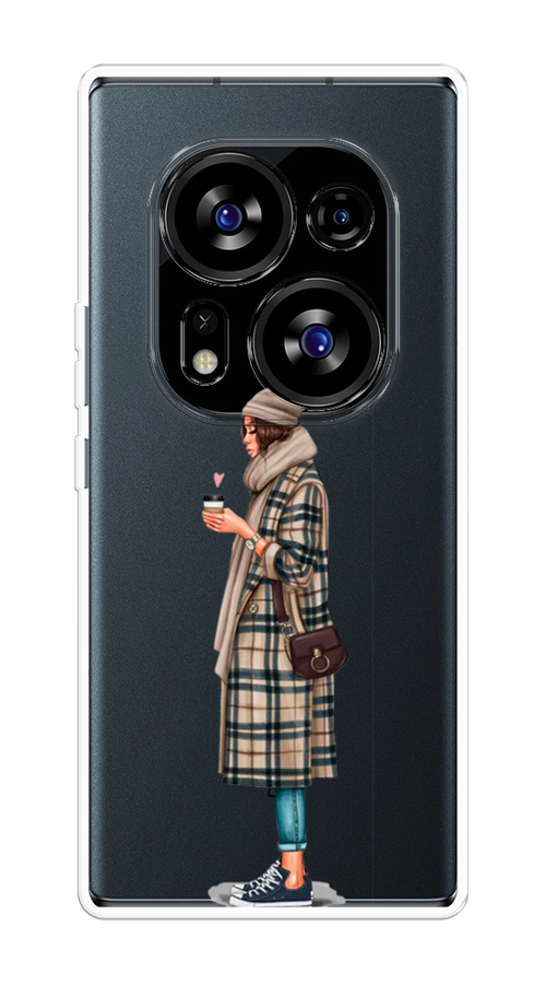 

Чехол на Tecno Phantom X2/X2 Pro "Утренний кофе", Коричневый;бежевый, 303350-6