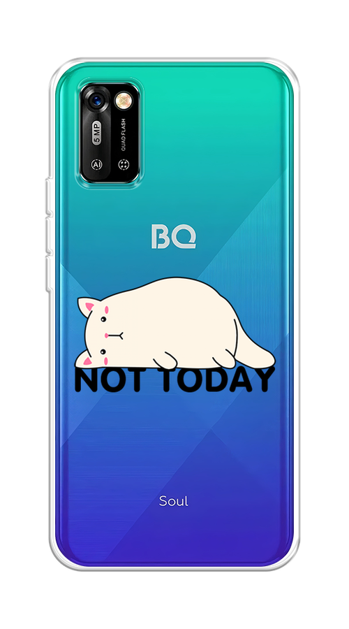 

Чехол на BQ 6051G "Cat not today", Белый;розовый;черный, 202150-1