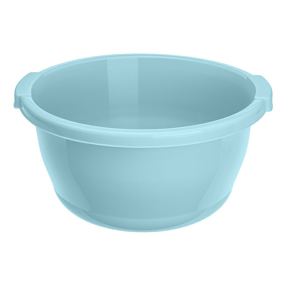 

Таз Бытпласт хозяйственный круглый пластик голубой 16 л