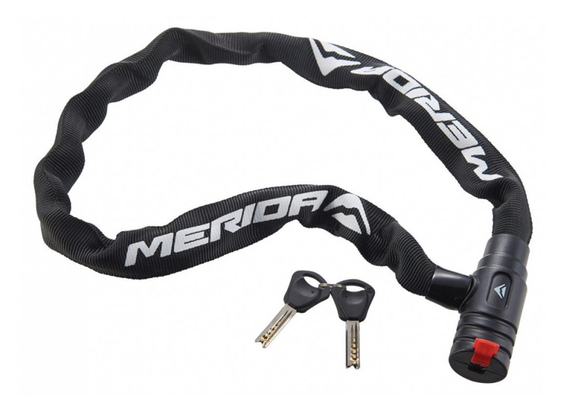 

Замок с ключами Merida Keys Cable Lock 90 см*8 мм черно-белый 2134002662
