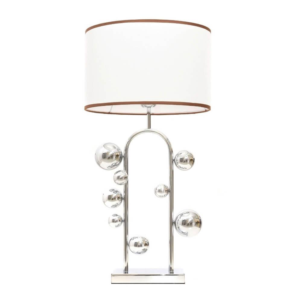 

Настольная лампа Lumina Deco Fabi LDT 5528 CHR+WT, Fabi