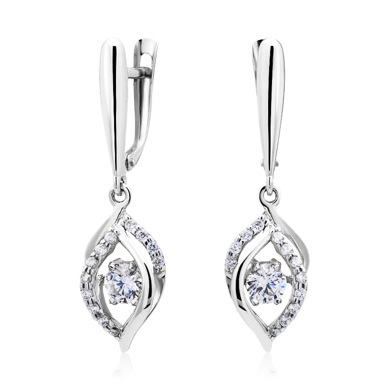 

Серьги из серебра ЮВЕЛИР КАРАТ с фианитами 2127675/9, 2127675/9