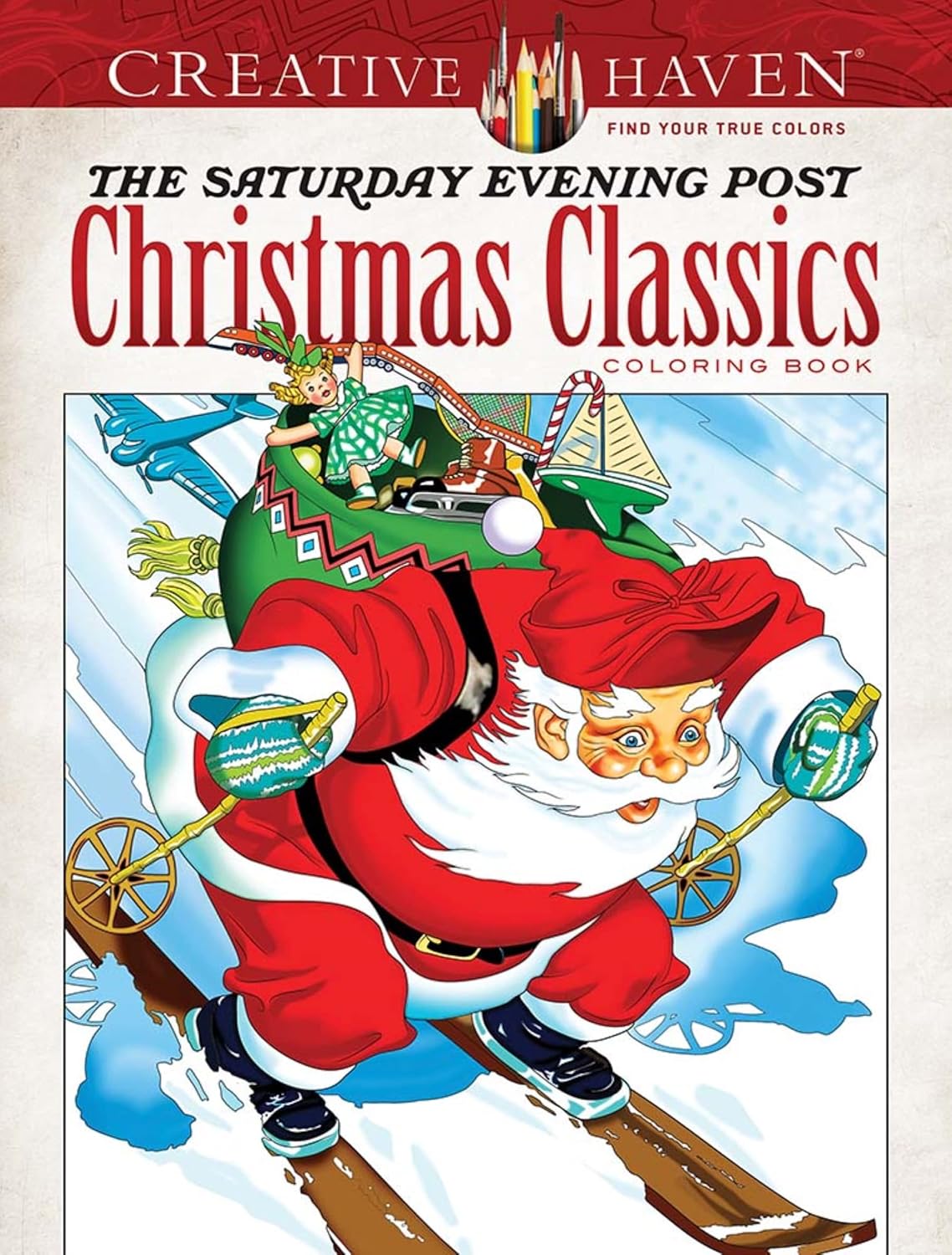 

Creative haven the saturday evening post christmas classics coloring book. Noble, Marty