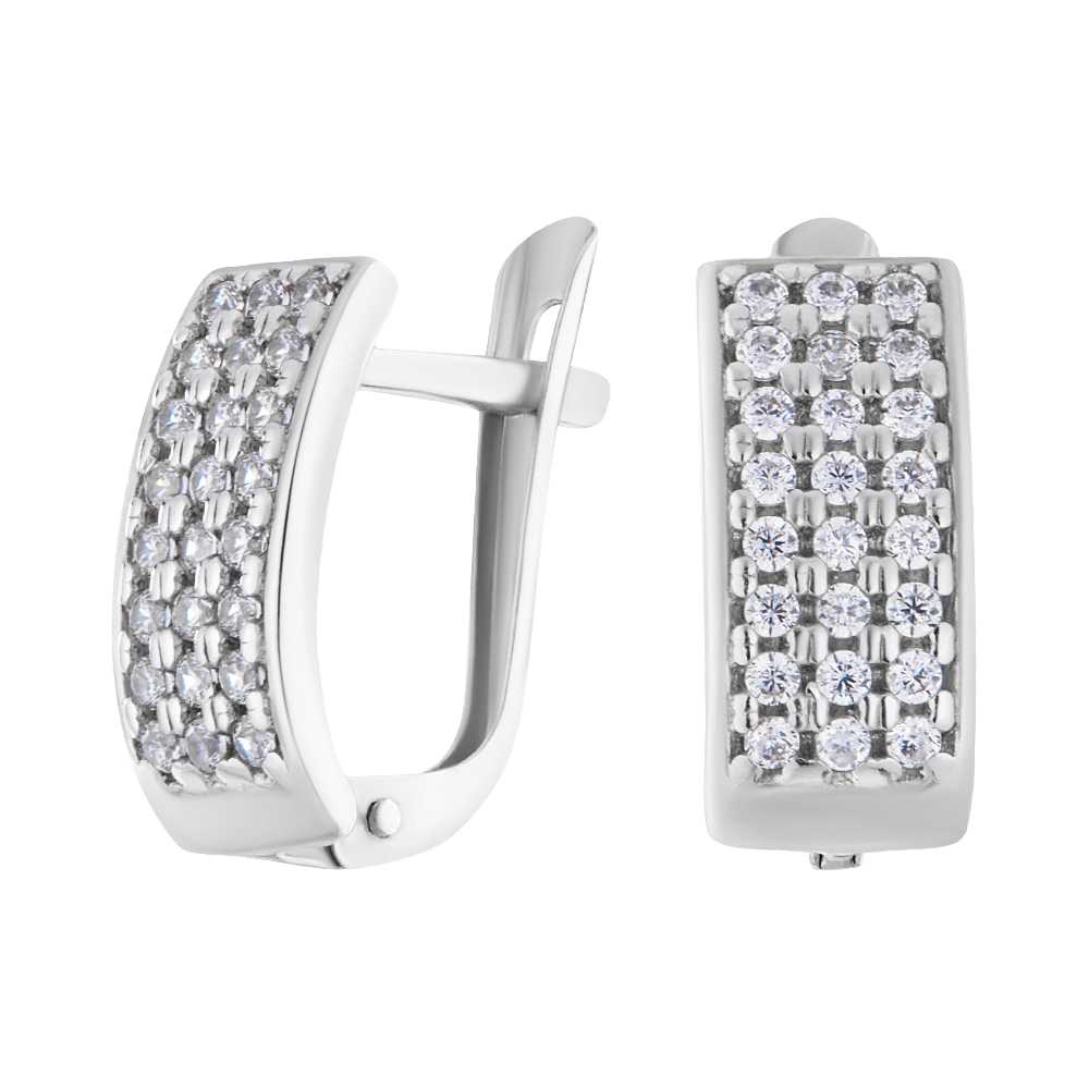 

Серьги из серебра с фианитом ЮВЕЛИР КАРАТ 2123501/9, 2123501/9