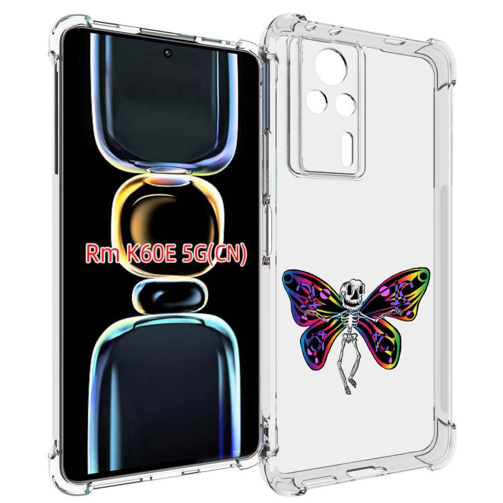 

Чехол MyPads эффект бабочки для Xiaomi Redmi K60E, Tocco