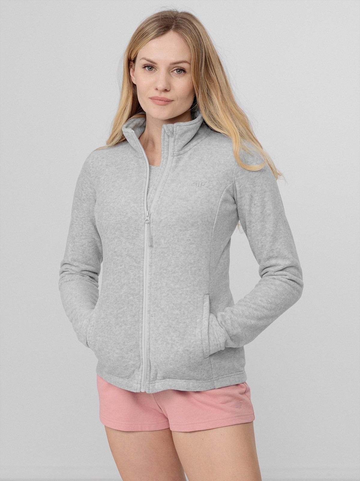 

Толстовка женская 4F NOSH4-PLD350 серая 2XL